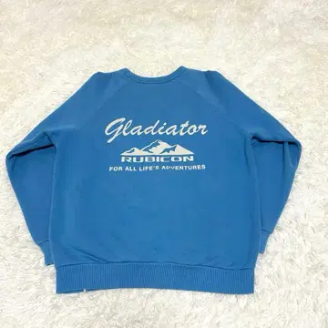 jeep 지프 맨투맨 RUBICON 트레이닝복 스카이블루 구제 의류