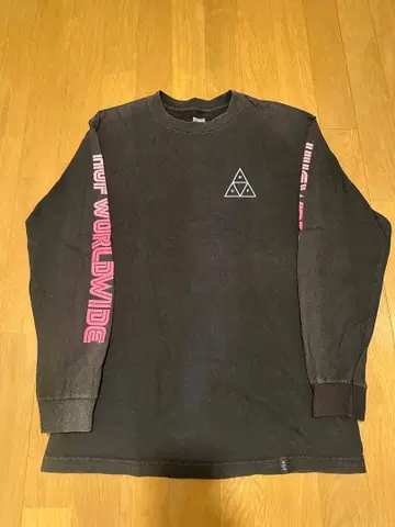 HUF 블랙 긴팔 셔츠