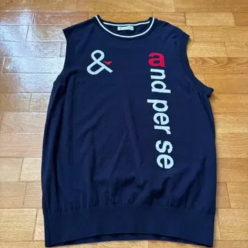 and per se 앤퍼시 니트 베스트 골프 남성용