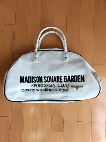 매디슨 스퀘어 가든 보스턴 백 화이트 18L 쇼와 레트로 MADISON