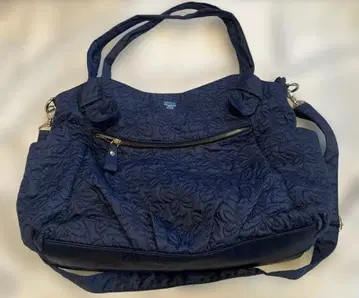 안나수이 퀼팅 백 네이비 A4 파일 들어갑니다