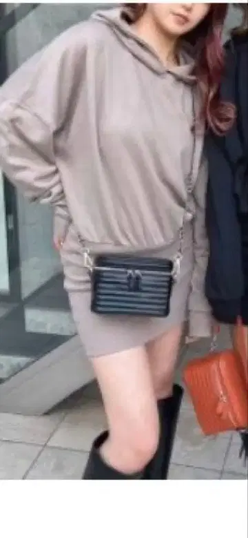 새상품 미니 원피스 후드티 원피스