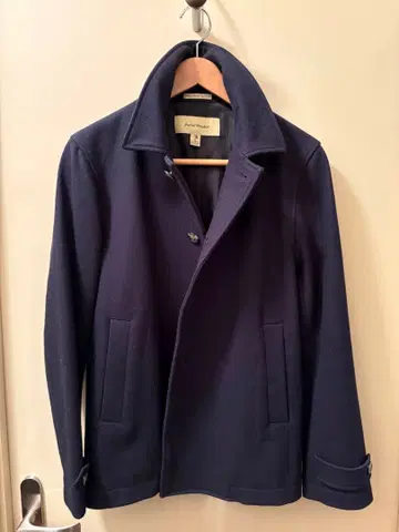 JOURNAL STANDARD 스텐 칼라 숏 기장 코트 네이비 M 사이즈