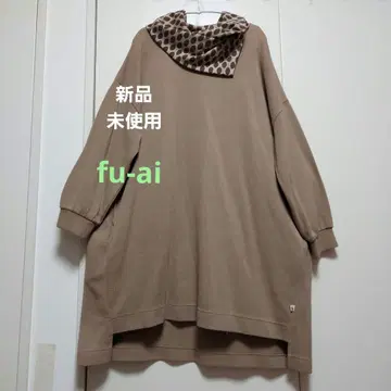 미사용 새상품 fu-ai 드럭 스토어즈 도트 무늬 카라 부착 튜닉