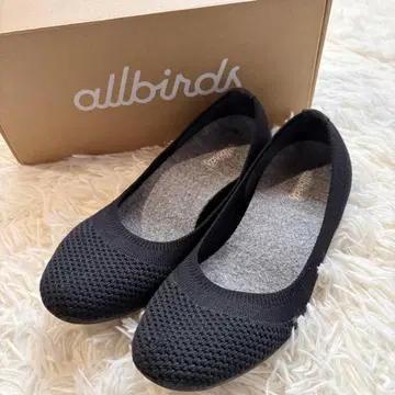 새상품급 Allbirds 올바즈 23cm 발레 슈즈 플랫 블랙