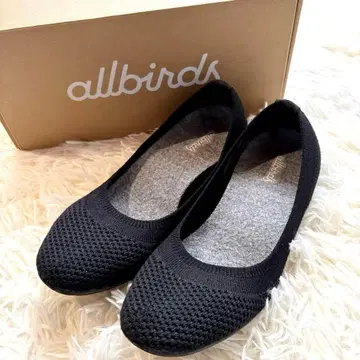 새상품급 Allbirds 올바즈 23cm 발레 슈즈 플랫 블랙