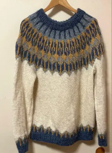 구제 의류 페어아일 스웨터 남성용 LL