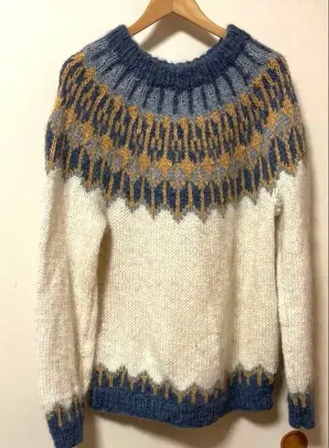 구제 의류 페어아일 스웨터 남성용 LL