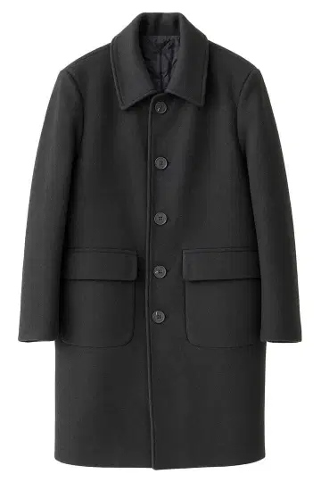 미사용 체스터 코트 M 사이즈 블랙 약간 슬림핏