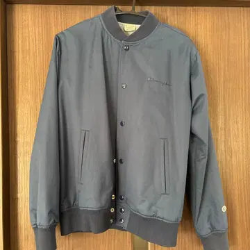 Champion 버튼 달린 바시티 자켓 M 사이즈 네이비