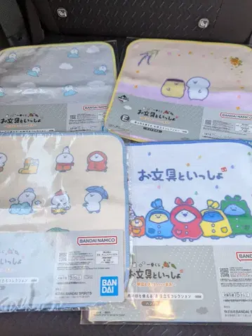 오분구와 함께 제일복권 핸드 타월 4장 세트