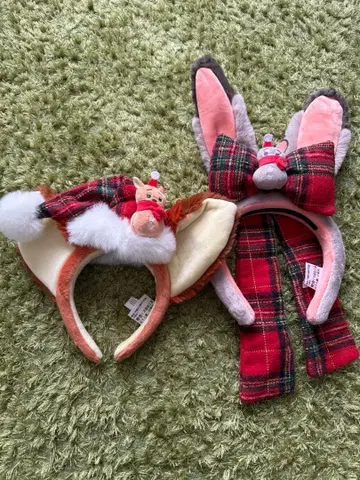 주토피아 머리띠 크리스마스 홍콩 디즈니랜드