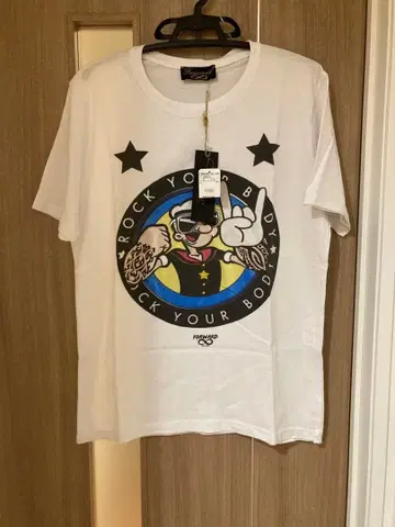 FORWARD MILANO 뽀빠이 T셔츠 S사이즈 화이트