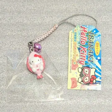 지역 한정 키티 스트랩 이바라키현 현어 히라메