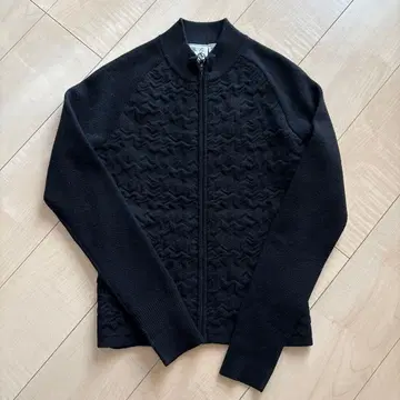 데상트 골프 니트 자켓