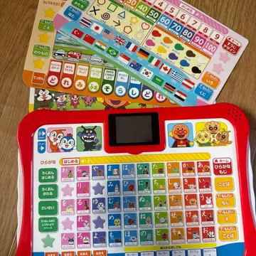 호빵맨 보기! 만지기! 배울 수 있는 아이우에오 컬러 내비 키즈 태블릿