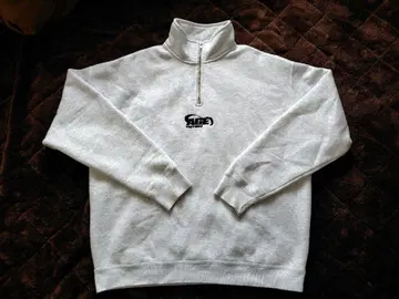 Age Factory 하프 지퍼 맨투맨 ASH GRAY