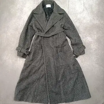 LACOSTE 38 프랑스제 울 혼방 롱 코트 그레이 계열 라코스테