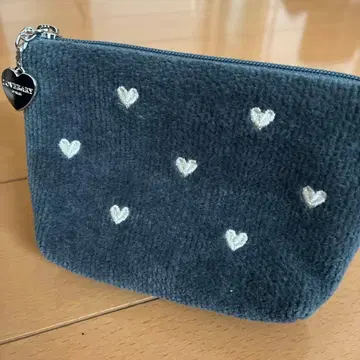 새상품급 페이러 러블리 하트 보트형 파우치 S 그레이