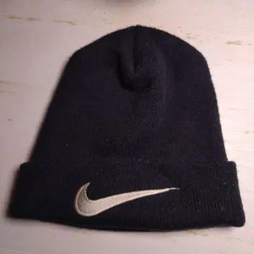 Nike 블랙 니트 모자 추정 90s/F5-03-06-UNI