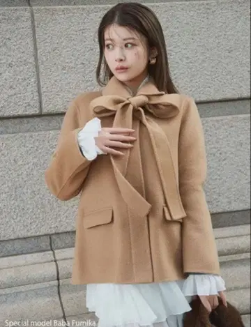 택 포함 새상품 SNIDEL 리버 리본 자켓