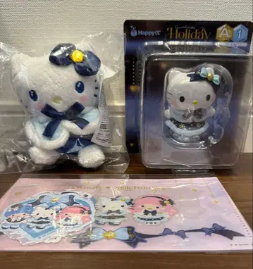 산리오 해피 복권 A상 피규어 B상 봉제인형 참 헬로키티