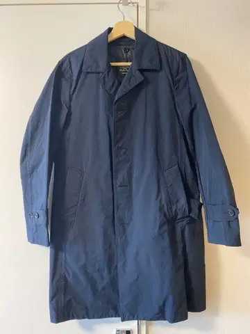 UNITED ARROWS 네이비 스텐카라 코트