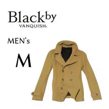 남성용 M 사이즈 black by VANQUISH 피 코트 브라운
