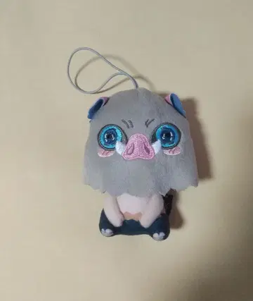 귀멸의 칼날 모찌피코 마스코트 봉제 인형 이노스케