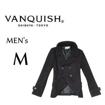 남성용 M 사이즈 VANQUISH 코트 블랙 컬러