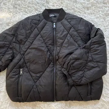 ZARA 블랙 퀼팅 자켓