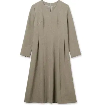 UNTITLED 워셔블 울 드레스 원피스 빅 사이즈 4L 그레이