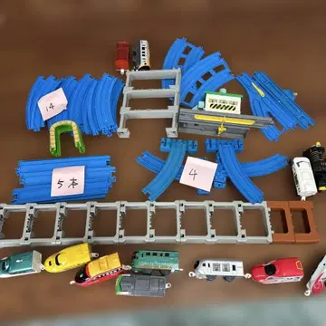 프라레일 레일 세트 직선 커브 터널 다리