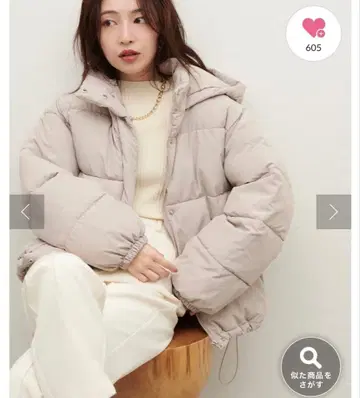 내추럴 꾸뛰르 후드 패딩 자켓