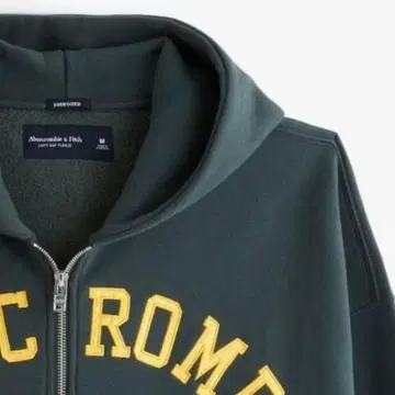 새상품 아바크롬비&피치 남성용 LOGO 집업 후드티 M 사이즈