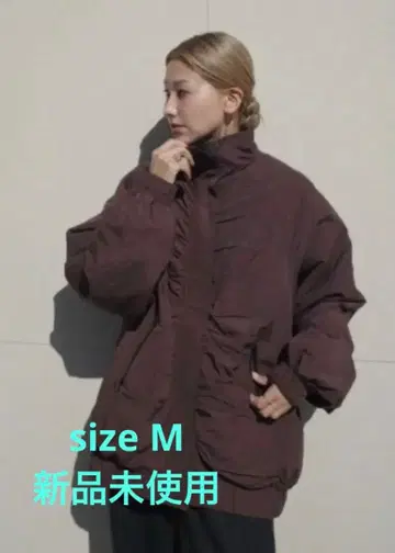 hideka 시마무라 콜라보 ZIP 블루종 브라운 M 사이즈