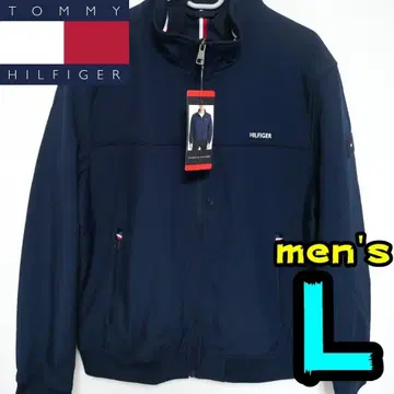 [ 새상품 ] 타미힐피거 봄버 자켓 L 네이비 쉘 자켓