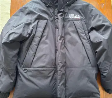 FIRST DOWN 블랙 다운 자켓