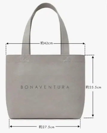 [ 미사용 새상품 ] 한정판 보나벤츄라 토트백 미디엄 라이트 그레이