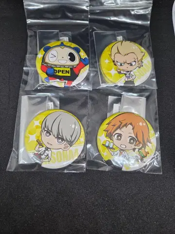 P25th 세가 콜라보 카페 캔뱃지 특수대 남성진 세트