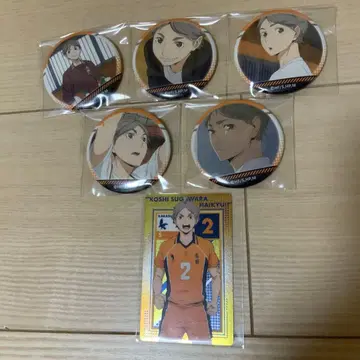 하이큐 스가와라 코시 캔뱃지 묶음 판매