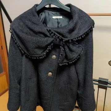 axes femme 블랙 롱 코트