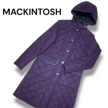 MACKINTOSH Scotland 퀼팅 코트 퍼플 38