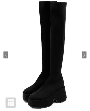 23.5 [ GRL ] 스트레치 니트 통굽 롱 부츠