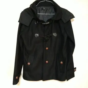 [ 새상품급 ] 더플 코트 숏 기장 블랙