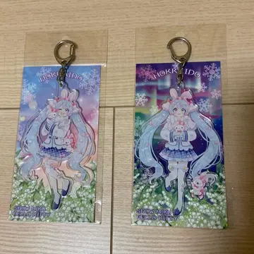 유키 미쿠 산리오 콜라보 아크릴 키링