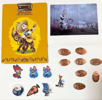 도날드의 여행 저널과 엽서 세트