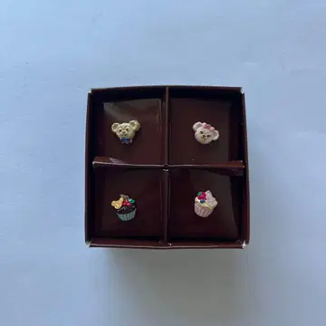 [ 미사용 새상품 ] 더피 셰리메이 스위트 더피 귀걸이 4개 세트