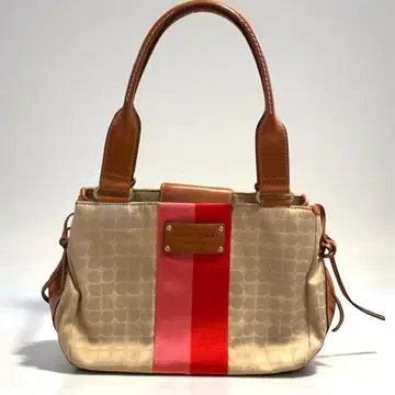 케이트 스페이드 핸드백 핑크 x 레드 스트라이프