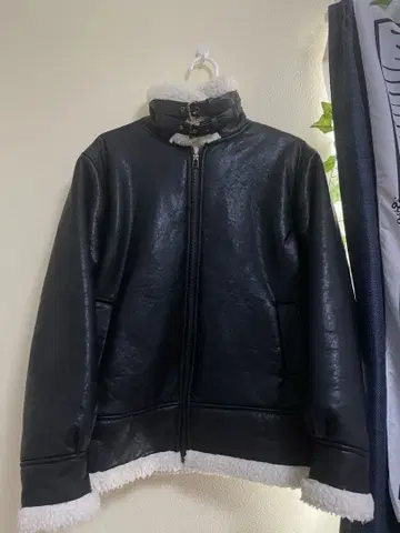 무스탕 가죽 자켓